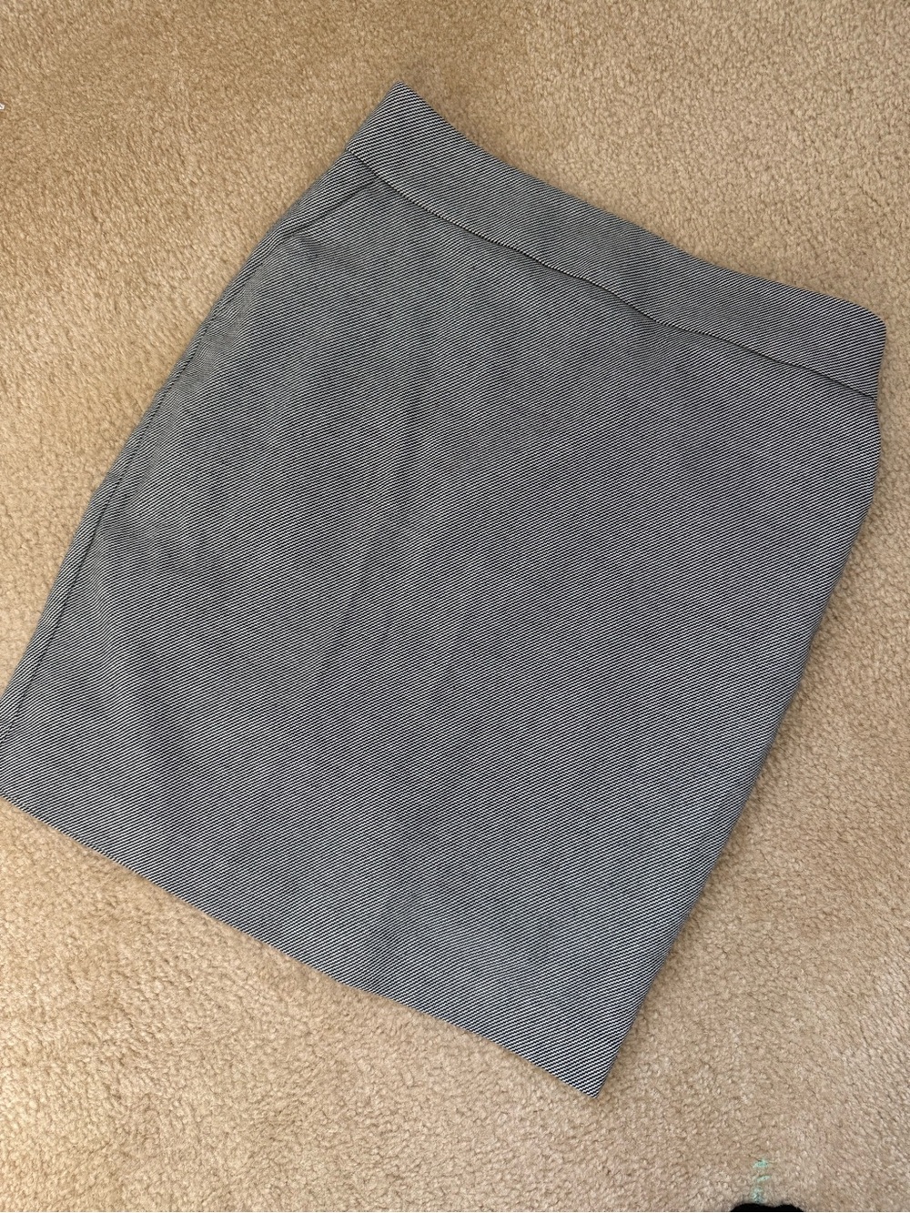 Express Gray Textured Pencil Skirt